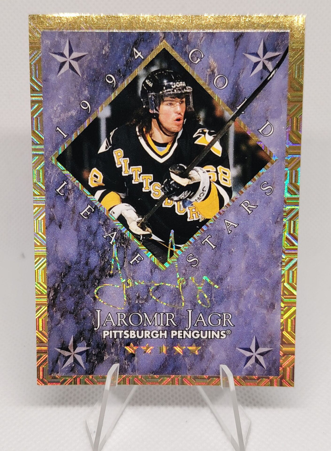 1994-95 Gold Leaf Stars Jaromir Jagr/Mark Recchi /10000