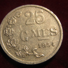 25 centimes 1954 centimes Luxemburg - pikkukuva 1