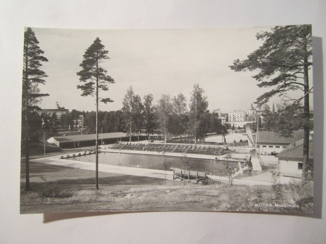 VANHA Postikortti Kotka 1950-l Alkup.Mallikappale