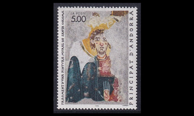 Andorra Fr 417 ** Uskonnollista taidetta (1990)
