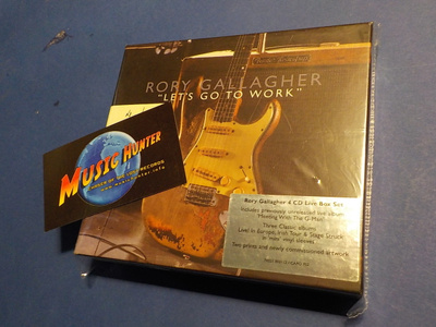 RORY GALLAGHER - LET'S GO TO WORK 4CD BOKSI