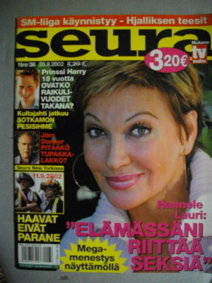 Seura lehti Nro 38/2002 (7.11)