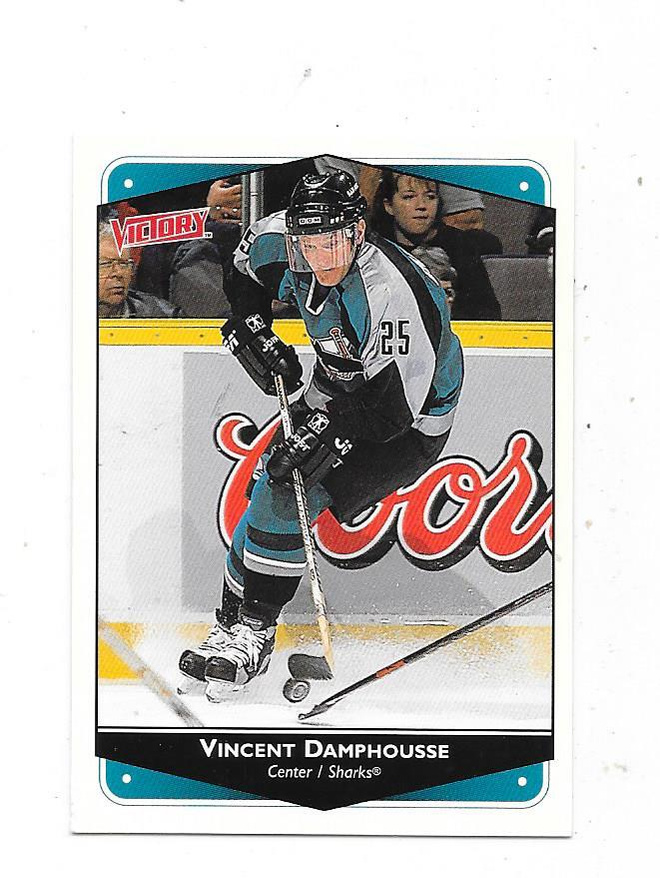 1999-00 UD Victory #247 Vincent Damphousse , San Jose Sharks