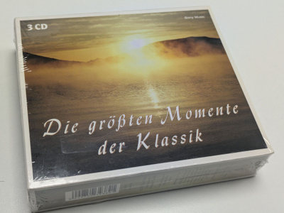Die Größten Momente Der Klassik 3CD UUSI!! Greatest Classics