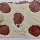VANHA Vakutettu Kuori Turku - Vaasa 1935 KOMEAT Sinetit - pikkukuva 1