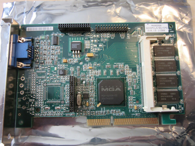 HP Compaq AGP MatroxG200 näytönohjain