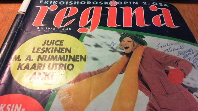 Regina 3/1975: M. A. Numminen, Anki, Juice Leskinen