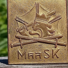 Kullanvärinen merkki. Valmistajan leimalla. Mitat - 44*38 mm - pikkukuva 4