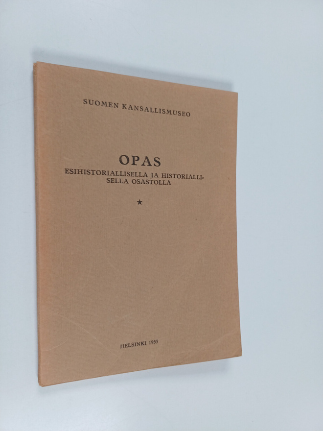Opas esihistoriallisella ja historiallisella osastolla
