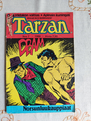 Tarzan Nro 7 1986 sarjakuvalehti