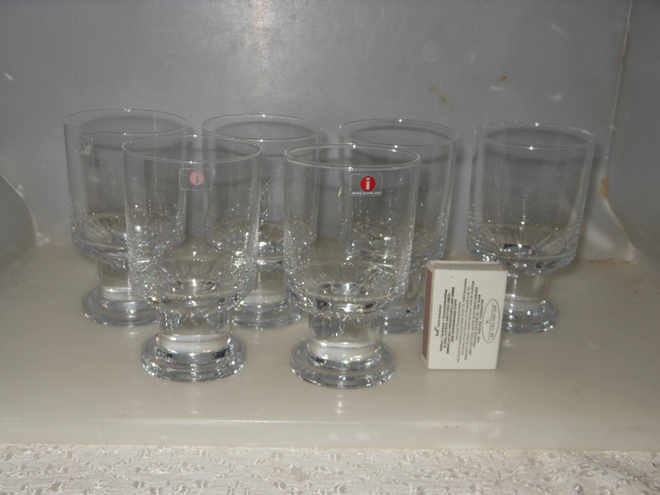 IITTALA WIRKKALA MITRO VIINILASI 6 KPL