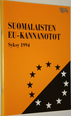 Suomalaisten EU-kannanotot : syksy 1994