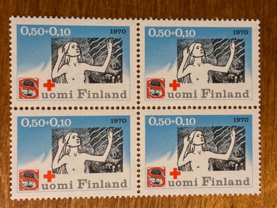 PR 1970 0,50MK+ 0,10MK NELIÖ**