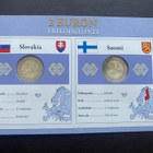 2€ 2015 Slovakia + Suomi Monetan erikoissarja UNC - pikkukuva 1