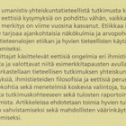 Jaana Hallamaa (toim.): Etiikkaa ihmistieteille - pikkukuva 3