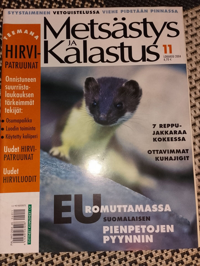 Metsästys ja kalastus 11/2004