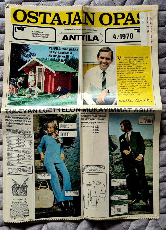 Anttila - Ostajan Opas - 1970 - HARVINAINEN!