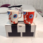 Tomato Red Unikko mukit (Marimekko) - pikkukuva 1