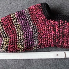 Alina´s Handmade virkatut tossut moniväri punasävyinen - pikkukuva 1
