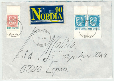 1990 kaunisleimainen kirje