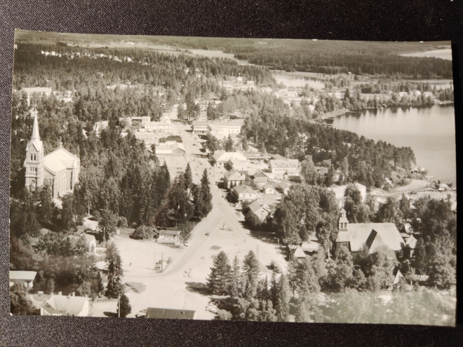 VANHA Postikortti Keuruu 1963 Alkup.Mallikappale