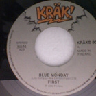 FIRST  ::  BLUE MONDAY / GIRL ON THE RUN  ::  VINYYLI  7" - pikkukuva 1