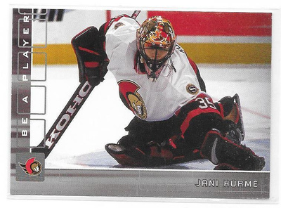 2001-02 BAP Memorabilia #144 Jani Hurme Ottawa Senators MV