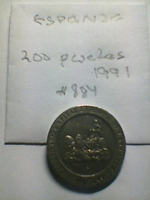 Espanja 200 pesetas 1991, km#884