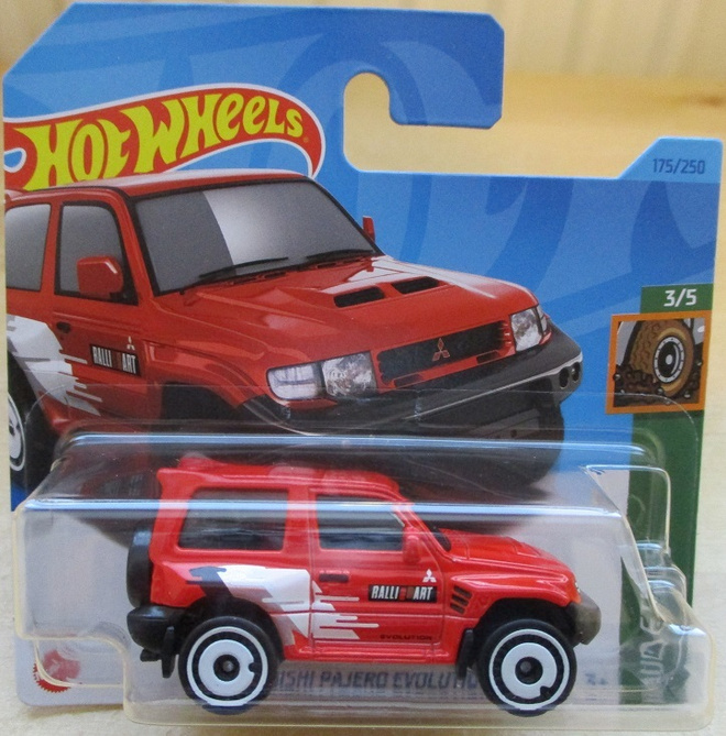 Mitsubishi Pajero Evolution Ralliart Red Hot Wheels 1:64