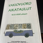 Aikataulut pikavuoro linja-autoliike Vesanen 1999 - pikkukuva 2