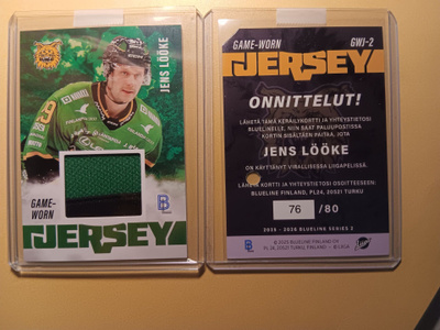 Jens Lööke Ilves 2025-26 Blueline Jersey /80