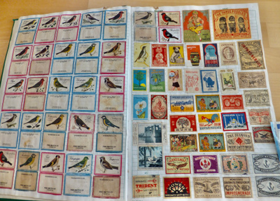 VANHOJA TuliTikkuetikettejä n. 300-350 kpl
