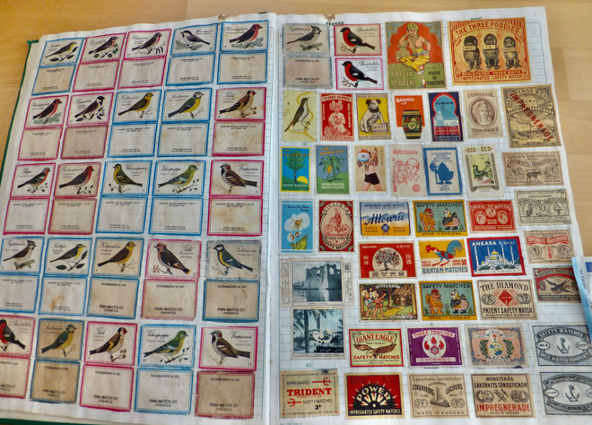 VANHOJA TuliTikkuetikettejä n. 300-350 kpl