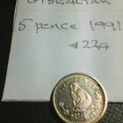 Gibraltar 5 pence 1991, km#22a - pikkukuva 1