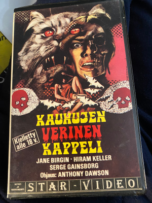 Kauhujen verinen kappeli 1973 sf-VHS