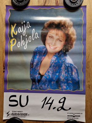 Kaija Pohjola Keikkajuliste 60 x 42 cm