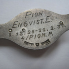 Pioneerit 1929 hopeinen kurssiranneke - pikkukuva 3