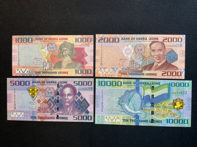 Bank of Sierra Leone, 4 kpl 2013 setti