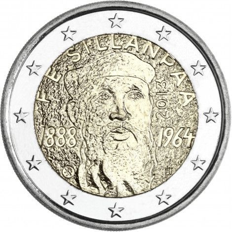 Suomi 2013 2 € F.E. Sillanpään syntymästä 125 vuotta UNC