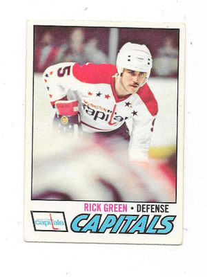 1977-78 OPC #245 Rick Green , Washington Capitals RC