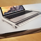 Satechi Aluminum Slim Monitor Stand -monitoritaso, hopea - pikkukuva 1