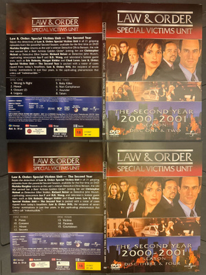 LAW & ORDER - SPECIAL VICTIMS UNIT - SEASON 2 (6 DVD)