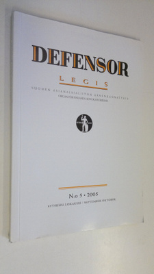 Defensor legis n:o 5/2005