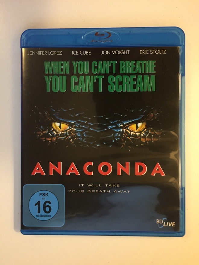 Anaconda (Blu-ray) Jennifer Lopez, Jon Voight (1997)