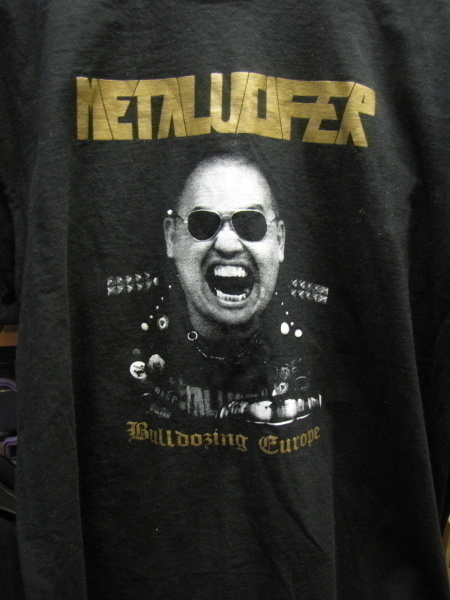 METALUCIFER BULLDOZING EUROPE KIERTUE T-PAITA KOKO XL