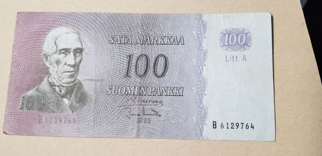 100 mk 1963 litt a  B6129764 sim-ara   kl 4