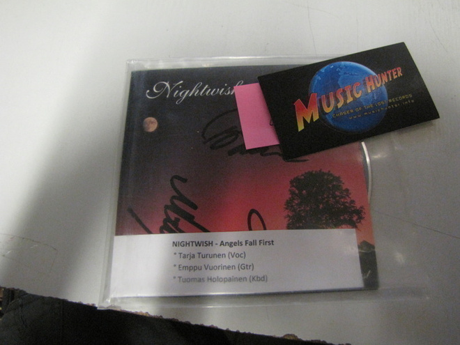 NIGHTWISH-ANGELS FALL FIRST CD NIMIK. TARJA+HOLOPAINEN+EMPPU