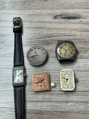 Zenith, Waltham yms. vanhat kellot ja kellotavaraa