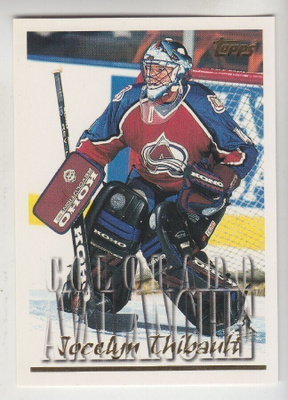 Jocelyn Thibault Topps.