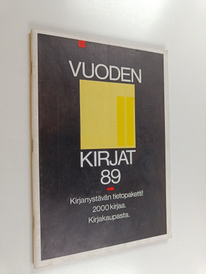 Vuoden kirjat 89